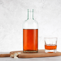 Usine chinoise Multi spécification 350ml 500ml 750ml bouteille en verre vin Whisky Vodka Spirit liqueur rm