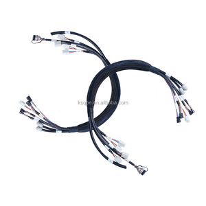 Aangepaste JST XH 2-pins 3-pins 4-pins connectorplug terminals 2,5 mm 28AWG kabels met kabelboom - Product Image 4
