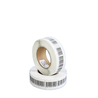 Étiquettes de sécurité souples RF avec capteur de code-barres, autocollants antivol adhésifs 8,2 MHz, approuvées CE/ISO pour supermarchés et commerces de détail
