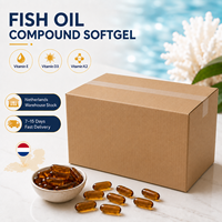 Complément d'huile de poisson en gélules molles 1000mg EPA DHA Oméga 3 Plus Vitamines – Entrepôt Européen Prêt à l'emploi