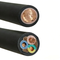 Câble Ke Fei Te YC robuste, flexible, en cuivre, gainé de caoutchouc, 450V, résistant aux intempéries, pour connexion d'alimentation mobile extérieure, ascenseur