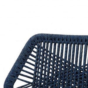 BM011 Modern Design Rope Weave Upholstered Solid Wood Barstool Counter Height <strong>Stools</strong> High Chair Kitchen Outdoor <strong>Dining</strong> <strong>Stool</strong> - Product Image 6
