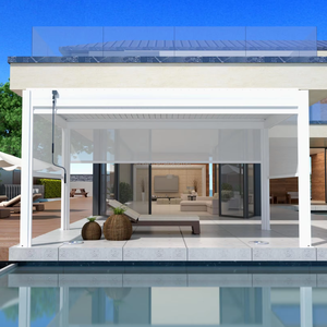 Gazebo y <span class=keywords><strong>pabellón</strong></span> de pérgola al aire libre con cubierta de parasol para proporcionar sombra <span class=keywords><strong>en</strong></span> su <span class=keywords><strong>jardín</strong></span> o patio - Product Image 5