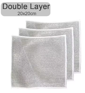 Microfibra multiuso filo per lavastoviglie stracci miracolosi panni per la pulizia della cucina per piatti umidi e asciutti - Product Image 2