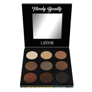 도매 비건 아이섀도우 팔레트 9 높은 색소 색상 맞춤형 개인 라벨 아이섀도우 팔레트 - Product Image 6