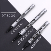 4 couleur 0.7/1.0/2.0MM Pointe Sakura Peinture Marqueur Stylo Joint Timbre Couleurs Peinture Marqueur Stylo