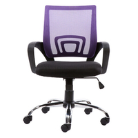 Fauteuil de bureau contemporain Hebei Haosi pour visiteurs, base en alliage d'aluminium, hauteur réglable, roulettes à ressort – Nouveau modèle économique