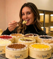 Emballage personnalisé en tube de papier kraft pour gâteaux et desserts, boîte cylindrique de luxe en carton pour cheesecake
