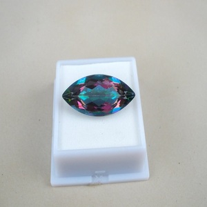 Cuarzo Místico Arcoíris, Gema Marquise, Piedra Suelta Facetada - Product Image 1