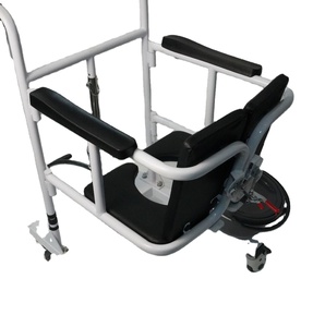 <span class=keywords><strong>Fauteuil</strong></span> <span class=keywords><strong>roulant</strong></span> manuel hydraulique en acier au carbone robuste WCHT WCHT0122 pour le transfert de patients, toilette/commode portable, réadaptation - Product Image 1