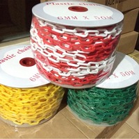 25 mètres blanc rouge rouleau paquet routière barrière en plastique chaîne