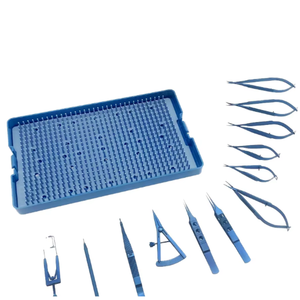 Conjunto de Catarata Classe I em Titânio QNQ para Cirurgia Oftálmica, Instrumentos de Implantação de Lentes Intraoculares Micro, Porta Agulhas - Product Image 6