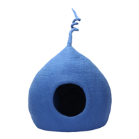 Produit le plus vendu Maison de chat en feutre Grotte de chat feutrée Lit confortable et chaud pour animaux de compagnie fabriqué avec de la laine mérinos écologique de Nouvelle-Zélande personnalisable