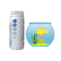 Bandelettes de test de la qualité de l'eau au phosphate (PO4) les plus vendues, 25 unités, pour aquarium, bassin à poissons et bassin à koïs, lecture rapide, accessoires
