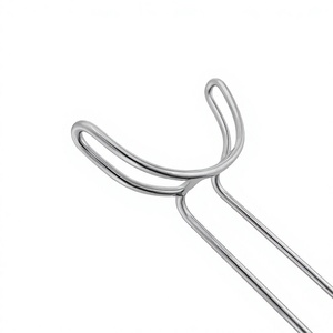 Manche de rechange pour miroir dentaire en acier inoxydable, poignée moletée manuelle, argenté, instrument chirurgical de classe I - Product Image 2