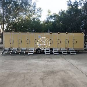 Maison conteneur mobile de luxe préfabriquée avec roues, pour toilettes portables, prix usine - Product Image 6