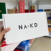 Boîtes en papier pliables personnalisées écologiques avec logo imprimé UV, boîtes d'expédition haut de gamme et emballages pour boîtes couleur avec logo