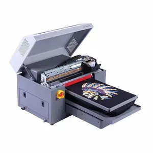 Suncolor Goedkope A3 Size Direct Naar Kledingstuk Printer Dtg Flatbed Printer Digitale Inkjet T-shirt Drukmachine