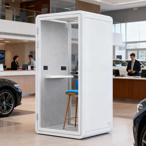 ห้องโทรศัพท์กันเสียงสำหรับโทรศัพท์มือถือแบบพกพา, ตู้โทรศัพท์สำหรับสำนักงานที่ปรับแต่งได้, ห้องโทรศัพท์แบบร่วมใช้, ห้องเก็บเสียง, และห้องกันเสียง - Product Image 1