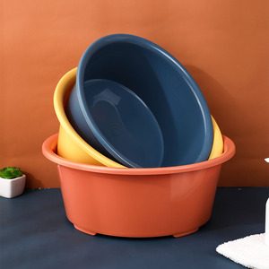 Cucina rotonda <span class=keywords><strong>per</strong></span> uso domestico vasca piccola bagno bagno bagno biancheria portatile in plastica lavabo - Product Image 6