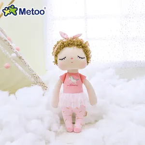 Metoo Noir Poupées En Peluche Africain Cheveux Bouclés En Peluche Poupée Personnage De Dessin Animé Jouet Mignon Cadeau De Noël Enfants multi couleurs