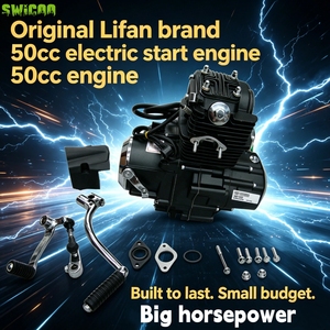 <span class=keywords><strong>Moteur</strong></span> de haute qualité, authentique, de marque Lifan, <span class=keywords><strong>50cc</strong></span>, démarrage électrique, pour moto tout-terrain, VTT et <span class=keywords><strong>quad</strong></span> - Product Image 2
