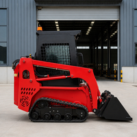 Chargeuse compacte EPA de qualité supérieure avec godet, hydraulique à haut débit, moteur diesel, faible bruit, idéale pour les travaux de jardinage