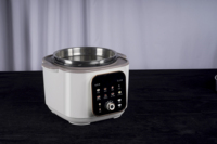 Cuisinière à pression électrique intelligente 6L avec écran LED, 20 fonctions en 1, cuve intérieure en acier inoxydable, économe en énergie, légère, pour la maison