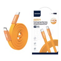 Câble de charge rapide tressé PD 35W 66W Type-C vers iOS Type-C vers Type-C 1M 2M Cordon de chargeur USB-C pour iPhone Android