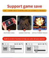 Nouvelle console de jeu portable X7 Mini, lecteur MP5 TV, consoles de jeu vidéo portables rechargeables, lecteur de console de jeu X7