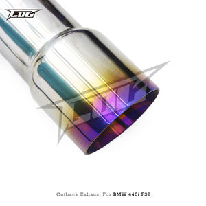 Auto Valvetronic Catback para <span class=keywords><strong>BMW</strong></span> 435i/<span class=keywords><strong>440i</strong></span> F32/F33/F36 3,0 2014-2020 sistema de escape con válvula trasera de gato de rendimiento de titanio - Product Image 5
