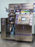 Mélangeur émulsifiant sous vide 50L, machine de fabrication de crème cosmétique, machine chimique industrielle, mélangeur de lotion
