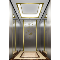 Ascenseur à entraînement AC de 1600 kg au design moderne, très demandé, pour usage commercial et résidentiel (8 étages)
