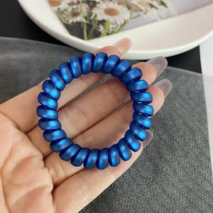 Ivanaze-bandas azules para el pelo para niña, tocado de goma, accesorios para el cabello, <span class=keywords><strong>diadema</strong></span> de línea telefónica, anilla para el cabello para mujer coreana - Product Image 3