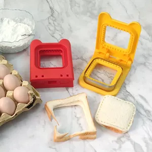 Cortador y sellador de sándwiches, herramienta para cortar sándwiches para niños, cuchilla de acero inoxidable, molde circular para pan tostado - Product Image 3