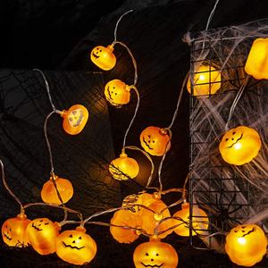 Décoration de Pâques 2024, lampe citrouille d'Halloween, guirlande lumineuse LED, <span class=keywords><strong>Arkham</strong></span> Horror, citrouille, Calabazas Luces Pascua Decoradas, Pâques - Product Image 6