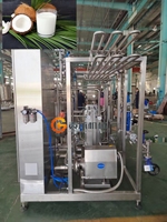 Mini boisson lait UHT pasteurisateur automatique jus de coco évaporateur industriel chute Film évaporateur pour noix de coco eau lait
