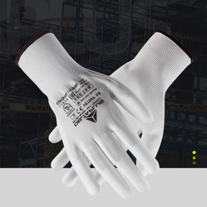 Guanti di Sicurezza Industriali all'Ingrosso in Materiale PU+Poliestere Resistenti al Taglio per Meccanici e Costruzioni Guanti Monouso - Product Image 5