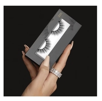 Custom Logo Luxury Recyclable Paperboard Eyelash Folder with Embossing and Glossy/Matt Lamination (Custom Size & Color)