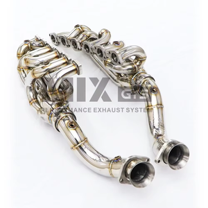 Colector de Escape de Acero Inoxidable 304 Resistente a la Corrosión para <span class=keywords><strong>Ferrari</strong></span> 599 6.0 2006-2008 GTB Fiorano, Juego Izquierdo y Derecho - Product Image 1