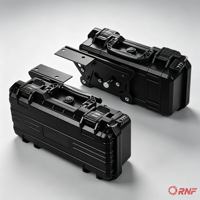 Kit de Maletas Laterales de Plástico Negro para Motocicleta SurRon Light Bee S/X, Accesorios de Repuesto para Motocross