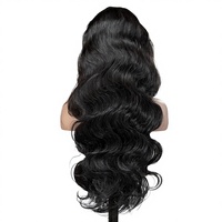 Perruques Lace Front HD sans colle en cheveux vierges pour femmes noires, vente chaude, longueur moyenne, ondulées, densité 180%, toutes couleurs