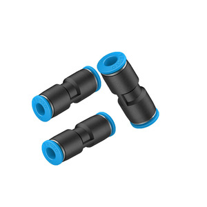 Raccord rapide Festo QS 4 6 8 10 12 16, connecteur pneumatique à encliquetage pour systèmes d'air comprimé - Product Image 1