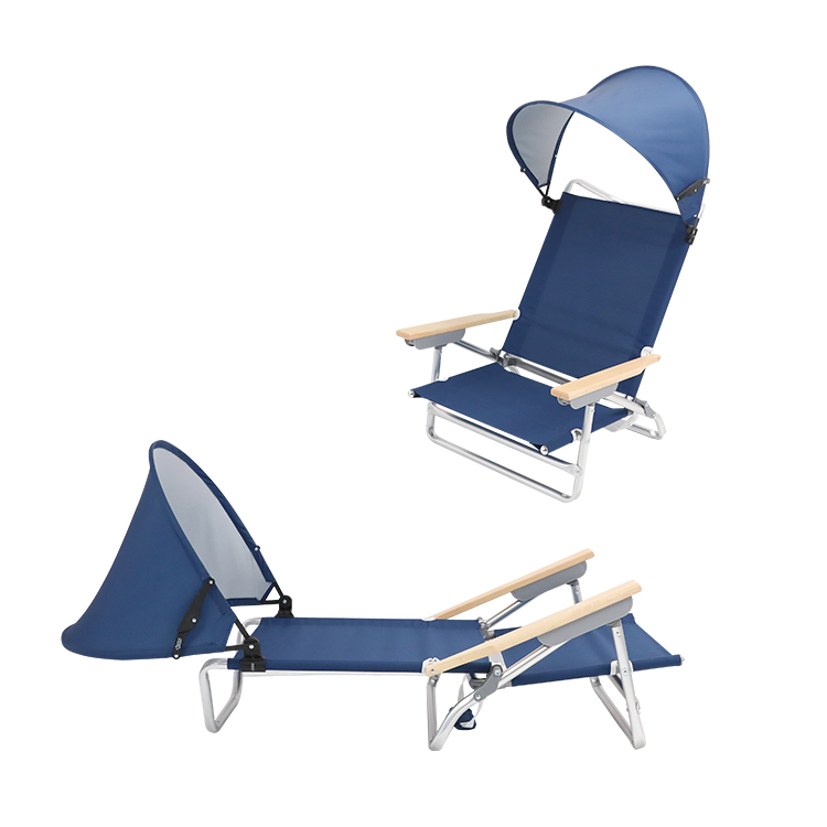 Furniture Chairs With Canopy Beach Chair With Umbrella Set In Stock Material Fast Delivery Time Outdoor Metal Stainless Steel