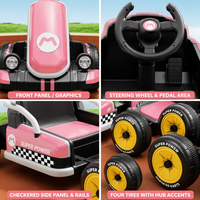 Nouveau modèle 2025 – Voiture électrique populaire pour enfants, kart électrique pour enfants avec musique et lumières