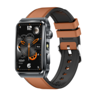 Pulsera Inteligente con Medición de Presión Arterial, Llamadas Bluetooth, Asistente de Voz, Pantalla de 1.57 Pulgadas para Personas Mayores, Uso Diario y Profesional
