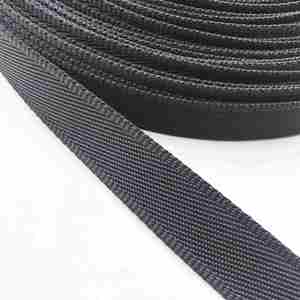 Sangle en polyester pour sacs, textiles de maison, ceintures – Sangle en polyester imitation nylon, sergé triple, bande creuse, sergé surjeté - Product Image 2