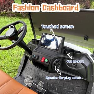 Voiturette de <span class=keywords><strong>golf</strong></span> électrique personnalisée avec logo CE, 6 places, pour terrains de <span class=keywords><strong>golf</strong></span>, sièges de luxe, longue autonomie, frein à disque sur 4 <span class=keywords><strong>roues</strong></span> - Product Image 3