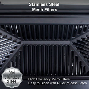 מפעל moni יוקרה מותאם אישית 110v הארובה rd20451 קיר רכוב מחץ נקי מטבח שחור מכסה המנוע - Product Image 4