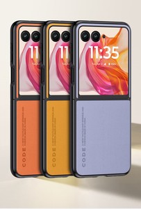 Étui de téléphone portable en cuir vegan antichoc uni pour <span class=keywords><strong>Motorola</strong></span> Razr 50 Flip, étui pour <span class=keywords><strong>Motorola</strong></span> <span class=keywords><strong>40</strong></span> Ultra - Product Image 4